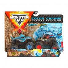 Pack 2 Vehículos Monster Jam Colour Change