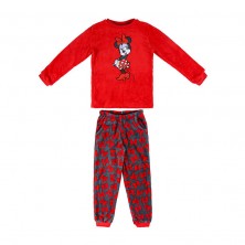 Pijama Deluxe Minnie rojo