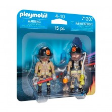 Playmobil Dúo Pack Bomberos 71207
