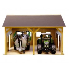 Magatzem per a 2 tractors de joguina