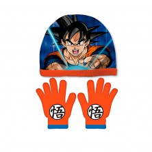 Set Gorro + Guantes Dragon Ball
