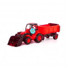 Tractor amb Pala i Remolc Gran Colors Assortits