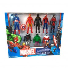 Mega Pack 8 Figuras Avengers