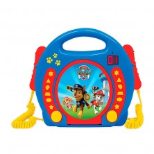 Reproductor CD con 2 Micrófonos Patrulla Canina