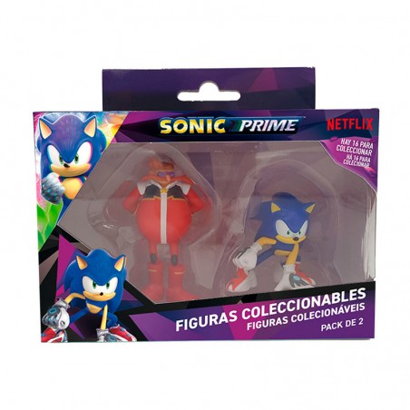 Figuras Articuladas Sonic Prime 8 Piezas 