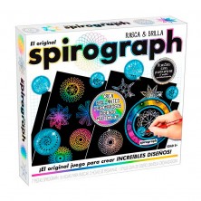 Spirograph Set Rasca y Brilla