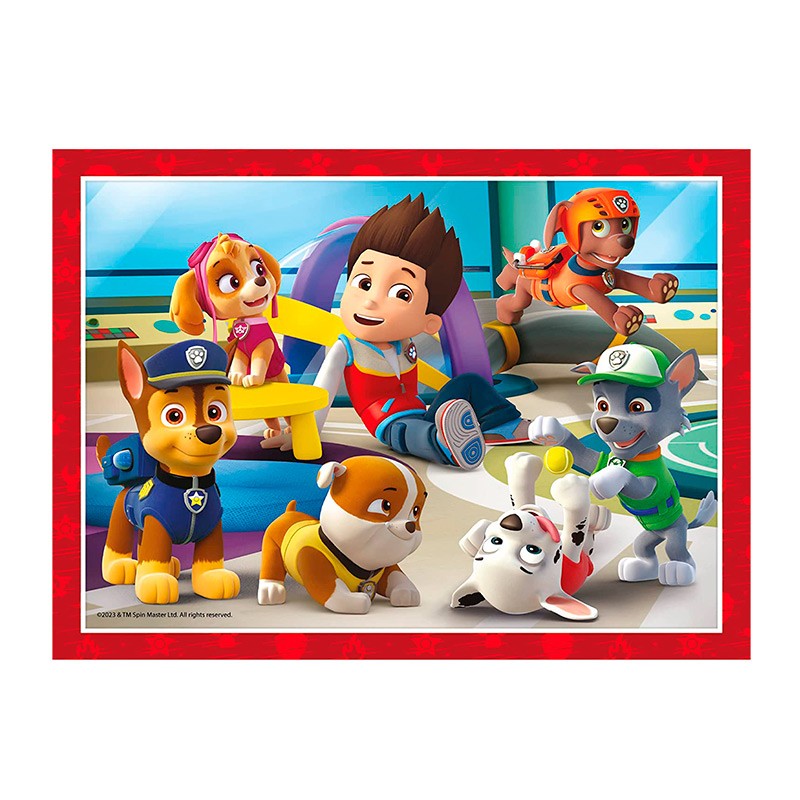 Puzles Progresivos 4 en 1 Patrulla Canina de Clementoni