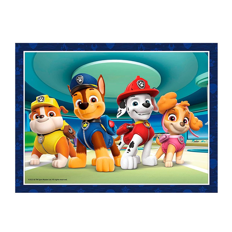 Puzles Progresivos 4 en 1 Patrulla Canina de Clementoni