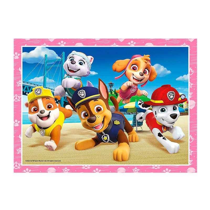 Puzles Progresivos 4 en 1 Patrulla Canina de Clementoni