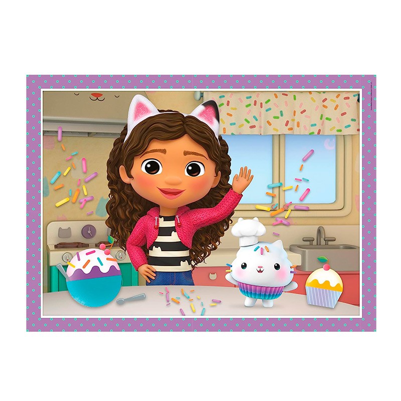 Puzles Progresivos 4 en 1 Gabby's Dollhouse de Clementoni