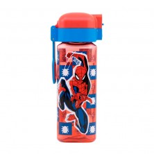 Botella Spiderman Cierre Seguridad 550 ml