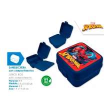 Sandwichera con Compartimentos Spiderman