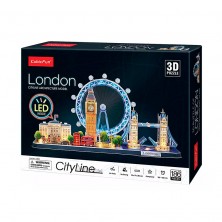 Puzle City Line 3D Londres LED