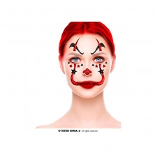 Maquillaje con Purpurina Payaso