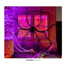 Araña Gigante 150 cm con Telaraña
