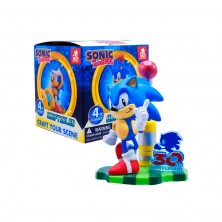 Figura Sorpresa 8 cm con Diorama Sonic