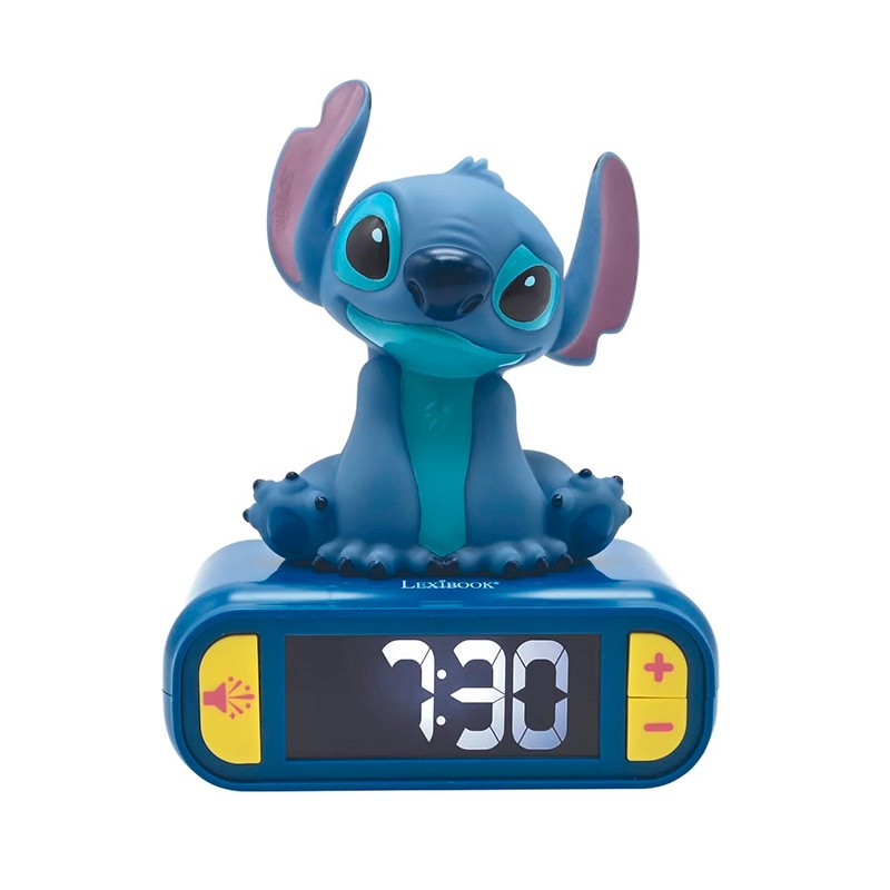 Despertador Digital con Figura 3D de Stitch