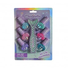 6 Esmaltes Uñas con Lima Sirena
