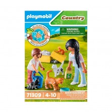 Playmobil Familia de Gatos 71309