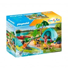Playmobil Tienda de Campaña con Canoa 71425
