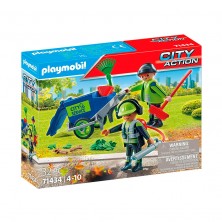 Playmobil Equipo de Limpieza Ciudad 71434