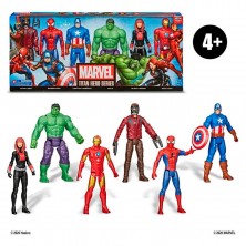 Pack 6 Figuras Titán Avengers