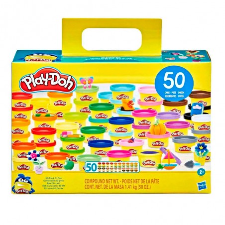 Pack 50 Mini Botes de Plastilina Play Doh