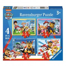 Puzles Progresivos Patrulla Canina 4 en 1