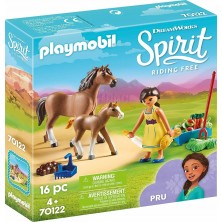 Playmobil Spirit Pru con Caballo y Potro 70122