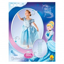 Disfraz Classic con Tiara Cenicienta Talla L