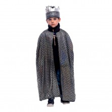 Capa Medieval con Corona Talla Única