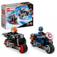 Lego Avengers Motos de Viuda Negra y Capitán América 76260