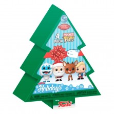 Funko Pop Pack 4 Mini Figuras en Árbol