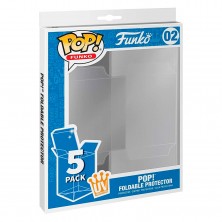 Pack 5 Protectores Plegables Funko Pop