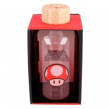 Botella Cristal Mario Bros 620 ml