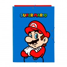 Carpeta Folio 3 Solapas Super Mario