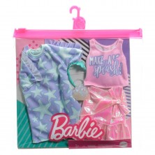 Barbie Pack 2 Vestidos con Accesorios