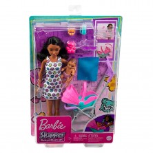 Barbie Niñera con Carrito Bebé