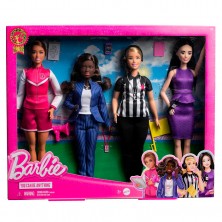 Pack 4 Muñecas Barbie en el Deporte