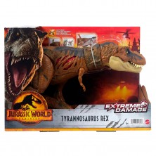 Figura T-Rex Jurassic World Daño Extremo