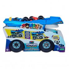 Camión Transportacoches con 2 Mini Vehículos PJ Masks