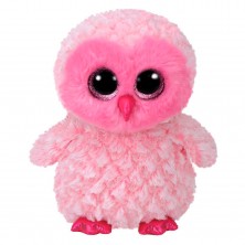Peluche Búho Rosa 23 cm