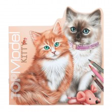 Top Model Libro para Colorear Gatos