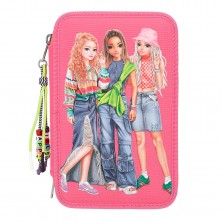 Top Model Estuche Triple Lleno Happy Girls