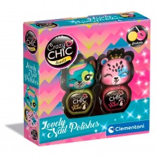 Crazy Chic 2 Esmaltes Uñas Animales Surtido