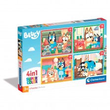 Puzle Bluey 4 en 1