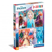 Puzle 2x20 Piezas Frozen 2