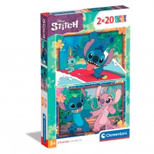 Puzle 2x20 Piezas Stitch