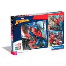 Puzle Spiderman 3x48 Piezas
