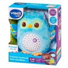 Proyector Peluche Búho Estrellitas